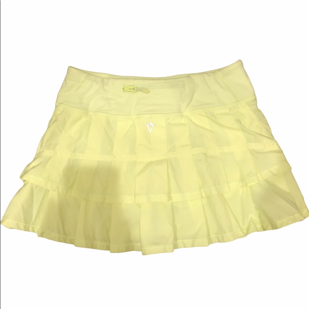 Ivivva Lululemon girls set the pace skirt size 10